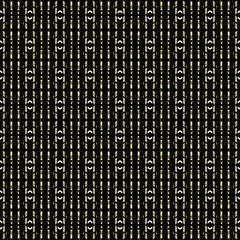 dark seamless pattern with pale golden rod, black and dark olive green colors. digital vintage graphic for wallpaper, prints, fabric tiles or wrapping paper