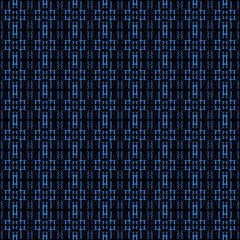 dark seamless pattern with dodger blue, black and midnight blue colors. digital vintage graphic for wallpaper, prints, fabric tiles or wrapping paper