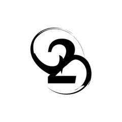 font corporate art black ornament numbers ampersand classical design letters type typeface