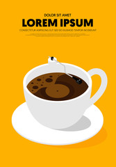 Music poster modern vintage retro style