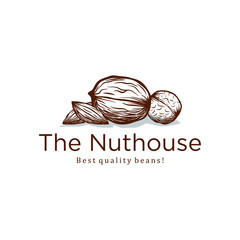 The Nut house logo design