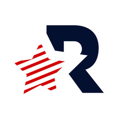 Font badge art avengers star numbers ampersand independent day design letters red 4 July type line