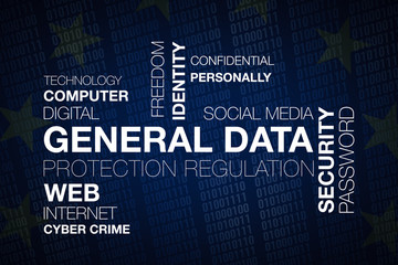 Tag cloud general data protection regulation