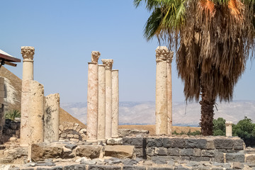 Archaeological remains of ancient city of Beit She'an