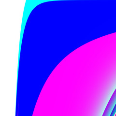 Abstract white-blue-pink illustration
