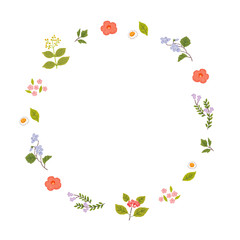 ハーブ　リーフ　フレーム