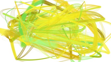 artistic green yellow, beige and vivid orange color brush strokes. abstract painting can be used as wallpaper, poster or background for social media illustration