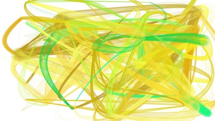 painted pastel orange, beige and lime green color chaos strokes. can be used as wallpaper, poster or background for social media illustration