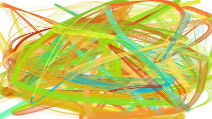artistic golden rod, tea green and light sea green color brush strokes. abstract painting can be used as wallpaper, poster or background for social media illustration