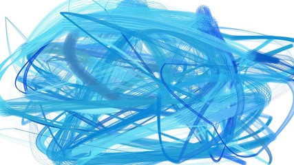 artistic medium turquoise, dodger blue and light cyan color brush strokes. abstract painting can be used as wallpaper, poster or background for social media illustration