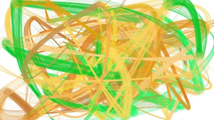 painted chaos strokes with dark khaki, lime green and pastel orange colors. can be used as wallpaper, poster or background for social media illustration