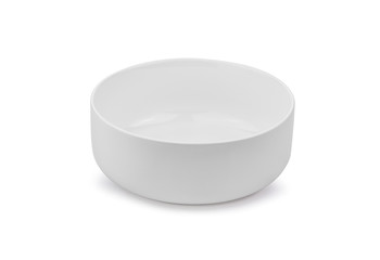 white ceramics bowl isolated on white background.