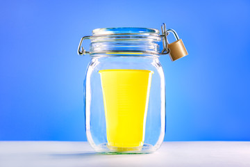 Zero waste concept. Ban use a plastic. Eco style. No plastic.