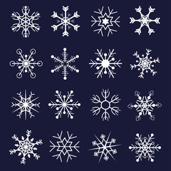Snow flakes design