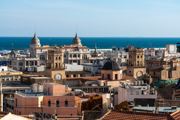 Fototapeta na wymiar Cityscape view over Alicante in Spain, Europe