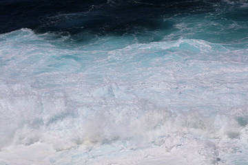 Meer Ozean Meerwasser mit verschiedenen Wasserfarben