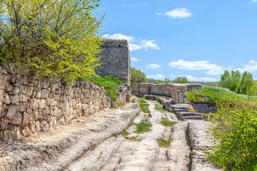 Fototapeta na wymiar Chufut-Kale, the cave city-fortress