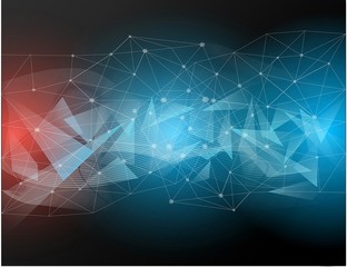 Shattered Galaxy on dark black and blue background