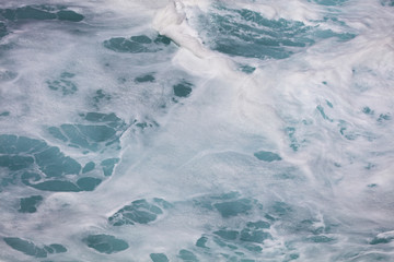 Meer Ozean Meerwasser mit verschiedenen Wasserfarben