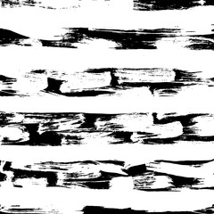 Brush grunge pattern. White and black vector.