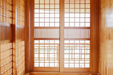 Japanese style wooden house