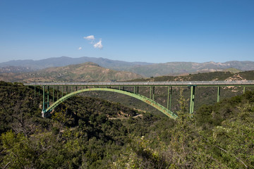 Cold Springs Bridge in Southern California near Santa Barbara