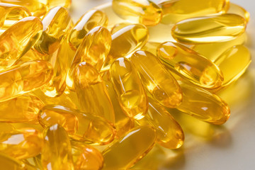 Vitamins supplements pills omega 3.