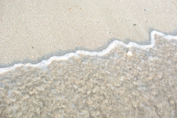 Fototapeta na wymiar Sea waves on the beach