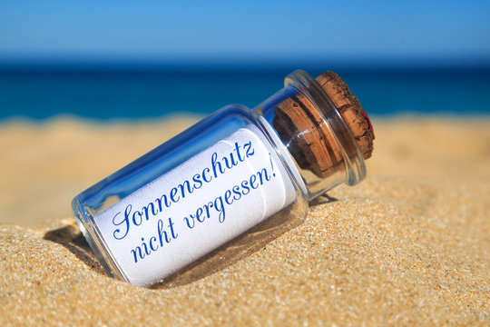 Sonnenschutz nicht vergessen!