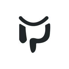 bladder icon. Vector illustration. Organ icon vector