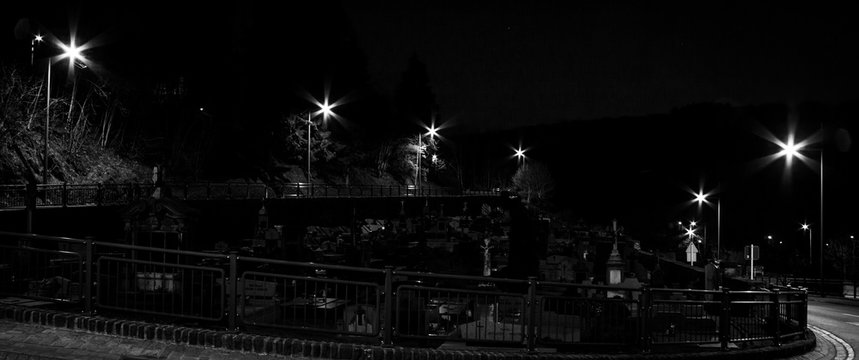 Clervaux at night