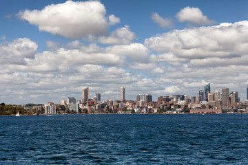 Naklejka premium Sydney city centre skyline
