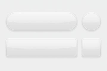 White web interface buttons