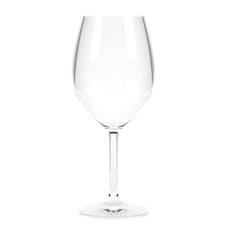 Wine glass. Empty transparent glass