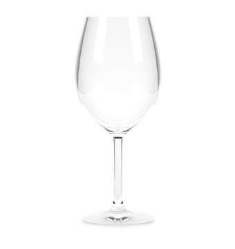Wine glass. Empty transparent glass