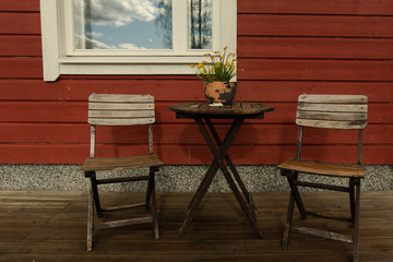 Spring patio