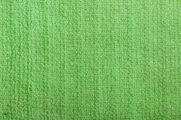 Texture of old dirty green fabric