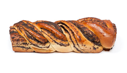 Big bun with poppy seeds