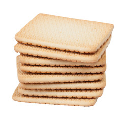 Group of rectangular cookies isolated