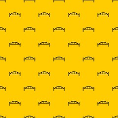 Bridge pattern seamless vector repeat geometric yellow for any design