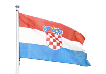 Croatia flag isolated