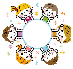 子供たちのフレーム