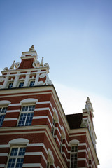 Fototapeta na wymiar architecture of the old town of polish gdansk