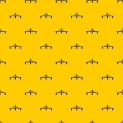 Bridge pattern seamless vector repeat geometric yellow for any design