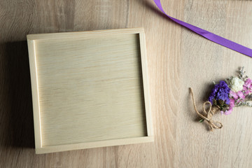 wooden box 