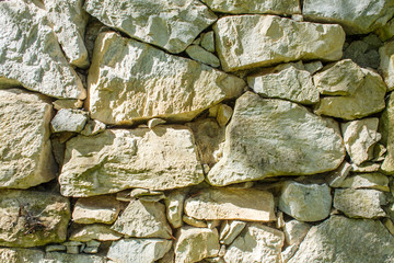 old stone wall in Portugal