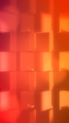 Chaotic geometry shapes. Abstract background. 3d rendering