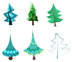 set,new year,blue,green,element,simple,celebration,greeting,black,collection,isolated,flat,silhouette,season,nature,background,holiday,icon,vector,symbol,decoration,design,tree,graphic,christmas,winte
