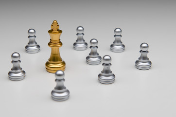 Chess for business concept, leader and success. - 266691325