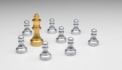 Chess for business concept, leader and success. - 266691330